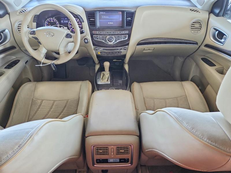 2014 Infiniti Qx60 VIN 5N1AL0MMXEC545567 COPART salvage auction — FRONT END, Ca - Salvage Certificate, sold $1,700 on 2026-07-09 (photo 8)