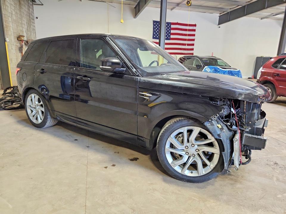 2018 Land rover Range rover sport VIN SALWR2RV1JA185481 COPART salvage auction — FRONT END, De - Salvage Certificate, sold $50 on 2026-08-26 (photo 4)