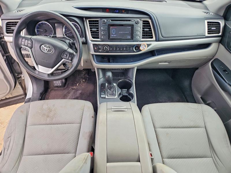 2017 Toyota Highlander VIN 5TDZZRFHXHS212962 COPART salvage auction — FRONT END, Fl - Cert Of Title Slvg Rebuildable, sold $3,450 on 2026-07-14 (photo 8)