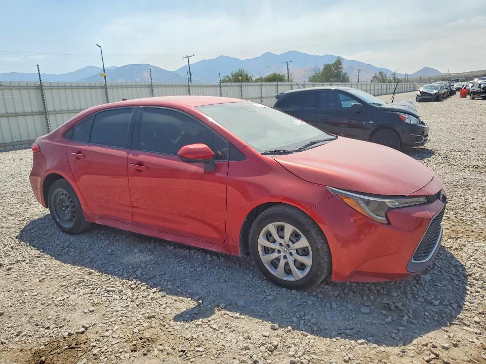 2020 Toyota Corolla VIN JTDEPRAE0LJ113641 COPART salvage auction — SIDE, Fl - Certificate Of Destruction, sold $4,050 on 2026-07-24 (photo 4)