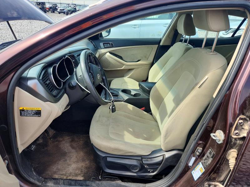 2011 Kia Optima VIN KNAGM4A71B5080286 COPART salvage auction — HAIL, Wi - Junked Vehicle Bill Of Sale, sold $250 on 2026-07-13 (photo 7)