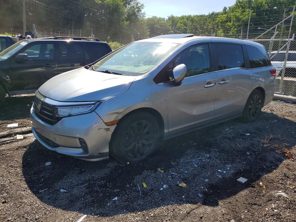 2022 Honda Odyssey VIN 5FNRL6H71NB059845 — COPART salvage auction photo