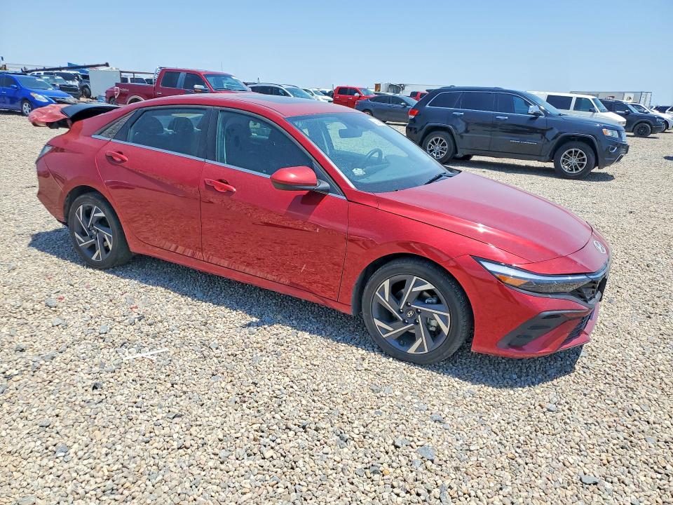 2025 Hyundai Elantra VIN KMHLS4DG4SU963075 COPART salvage auction — REAR END, Tx - Salvage Vehicle Title, sold $100 on 2026-07-28 (photo 4)