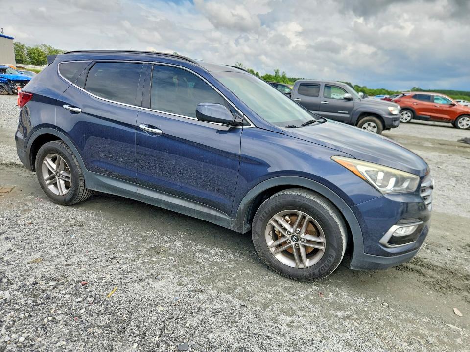 2017 Hyundai Santa fe VIN 5XYZU3LB4HG425995 COPART salvage auction — MECHANICAL, Sc - Certificate Of Title, sold $3,250 on 2026-07-25 (photo 4)