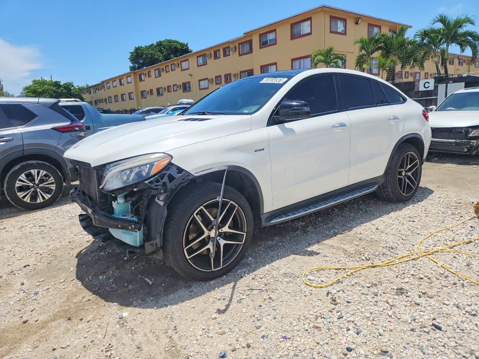 2016 Mercedes-benz Gle VIN 4JGED6EB4GA019352 COPART salvage auction — FRONT END, Fl - Cert Of Title Slvg Rebuildable, sold $14,700 on 2026-08-28 (photo 1)
