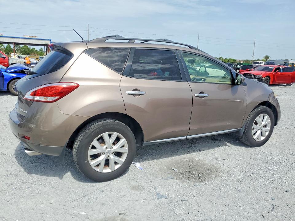 2013 Nissan Murano VIN JN8AZ1MW0DW310493 COPART salvage auction — MINOR DENT/SCRATCHES, Fl - Certificate Of Title (P), sold $550 on 2026-07-31 (photo 3)