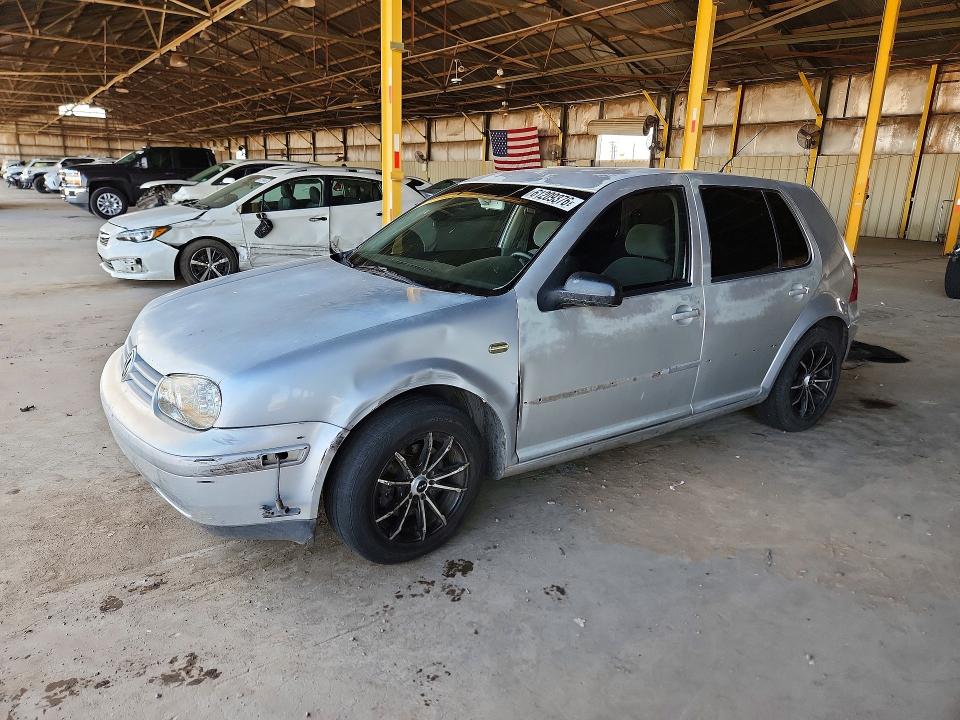 2001 Volkswagen Golf VIN 9BWGT61J714061779 COPART salvage auction — FRONT END, AZ - CERT OF TITLE - SALVAGE, sold $250 on 2026-07-22 (photo 1)