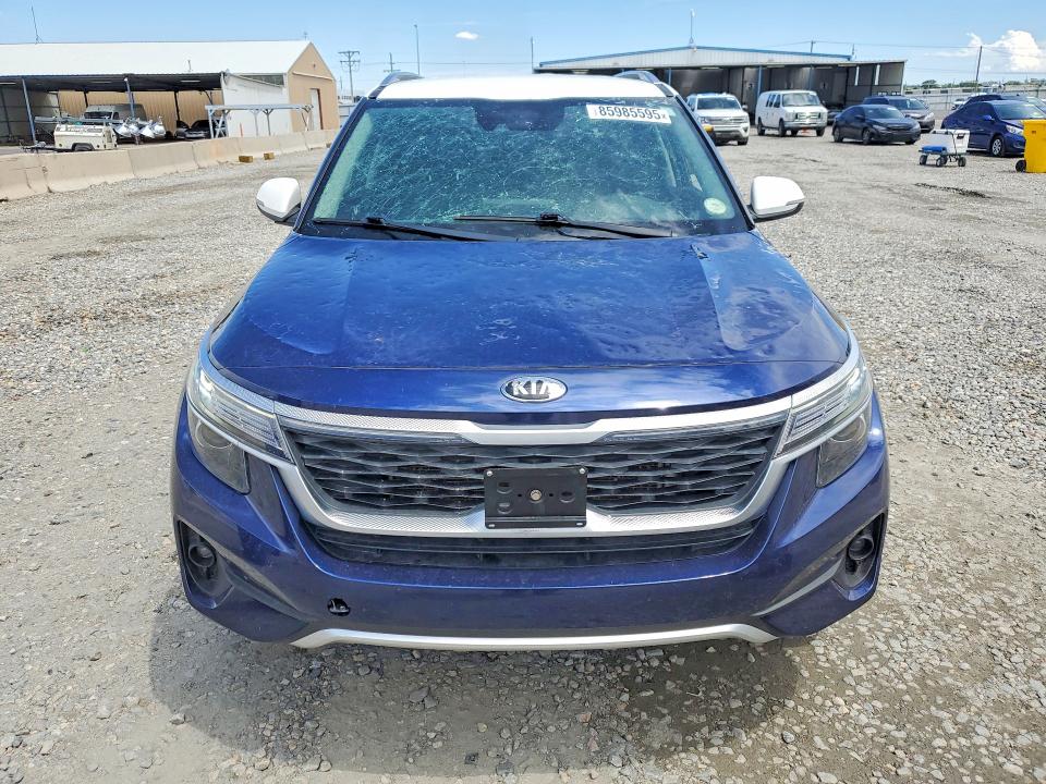 2021 Kia Seltos VIN KNDEUCA24M7192225 COPART salvage auction — HAIL, Co - Certificate Of Title, sold $3,200 on 2026-07-28 (photo 5)