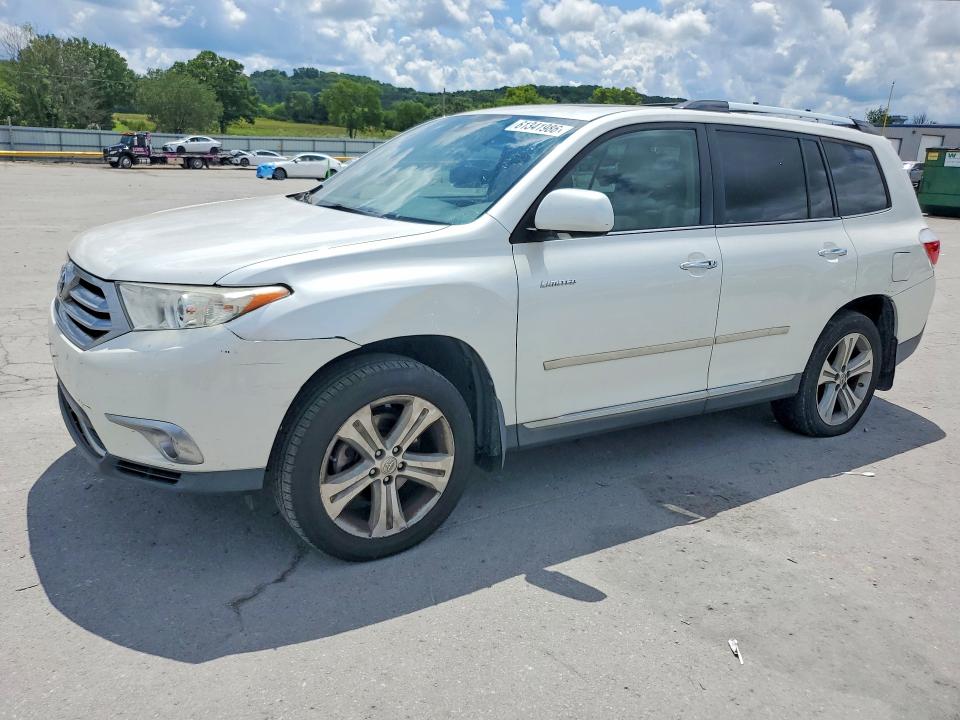 2012 Toyota Highlander VIN 5TDYK3EH4CS060703 COPART salvage auction — MINOR DENT/SCRATCHES, Tx - Dealer Only Clean Title (P), sold $6,300 on 2026-07-29 (photo 1)