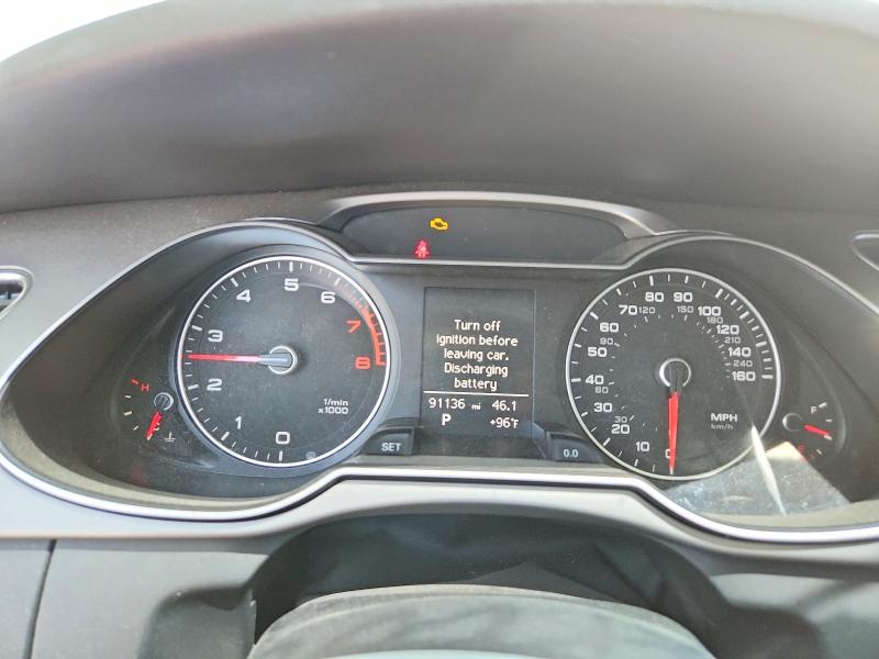 2013 Audi A4 VIN WAUBFAFL6DN048736 COPART salvage auction — FRONT END, Ut - Salvage Certificate, sold $1,500 on 2026-08-21 (photo 9)