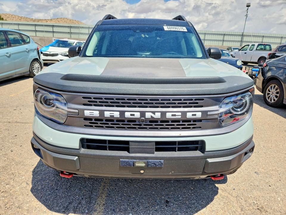 2023 Ford Bronco sport VIN 3FMCR9D92PRD08907 COPART salvage auction — REAR END, Nm - Cert Of Title-Salvage, sold $8,600 on 2026-08-20 (photo 5)