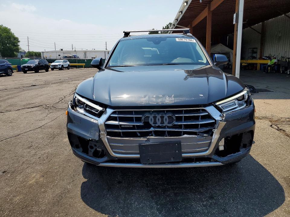 2019 Audi Q5 VIN WA1ANAFY3K2130302 COPART salvage auction — FRONT END, Co - Public - Salvage Title, sold $6,400 on 2026-07-14 (photo 5)