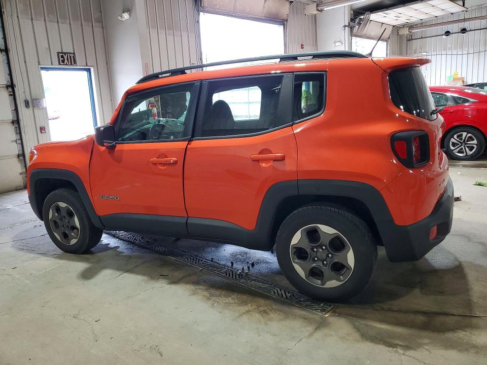 2017 Jeep Renegade VIN ZACCJBAB3HPG19042 COPART salvage auction — SIDE, PA - CERTIFICATE OF SALVAGE, sold $825 on 2026-08-10 (photo 2)