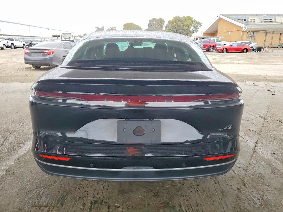 2025 Lucid Air VIN 50EA1PGA8SA009918 COPART salvage auction — FRONT END, Ca - Salvage Certificate, sold $11,200 on 2026-09-03 (photo 6)