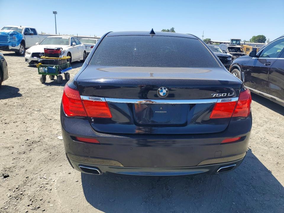 2011 BMW 7 series VIN WBAKB8C58BC851647 COPART salvage auction — MINOR DENT/SCRATCHES, CA - SALVAGE CERTIFICATE, sold $200 on 2026-07-28 (photo 6)