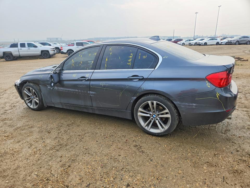 2015 BMW 3er VIN WBA3D5C55FK291336 COPART salvage auction — FRONT END, Ab - Bos - Salvage, sold $1,650 on 2026-08-13 (photo 2)
