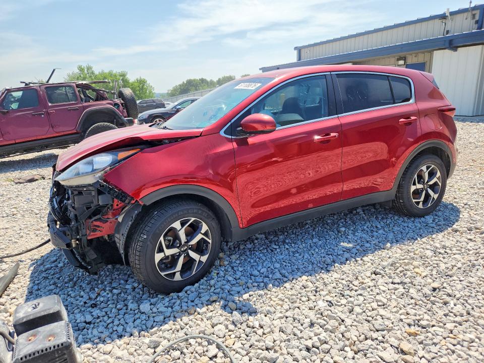 2021 Kia Sportage VIN KNDPM3AC4M7930395 COPART salvage auction — FRONT END, Mi - Certificate Of Title, sold $1,500 on 2026-07-30 (photo 1)