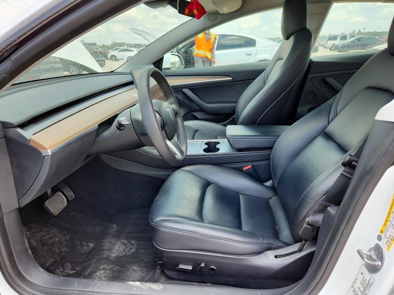 2022 Tesla Model 3 VIN 5YJ3E1EA4NF348642 COPART salvage auction — REAR END, Tx - Salvage Vehicle Title, sold $650 on 2026-07-24 (photo 7)