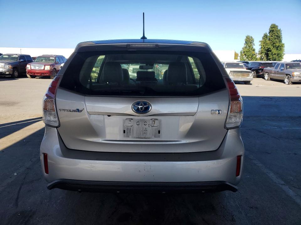 2017 Toyota Prius v VIN JTDZN3EU0HJ055866 COPART salvage auction — VANDALISM, CA - DIS/DLR/EXP ONLY CLEAN TITLE, sold $3,500 on 2026-07-21 (photo 6)
