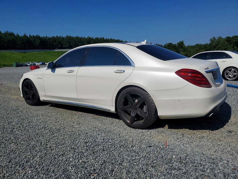 2014 Mercedes-benz S-klasse amg VIN WDDUG7JB5EA020466 COPART salvage auction — NORMAL WEAR, Nc - Dealer Only Clean Title (P), sold $16,600 on 2026-08-18 (photo 2)