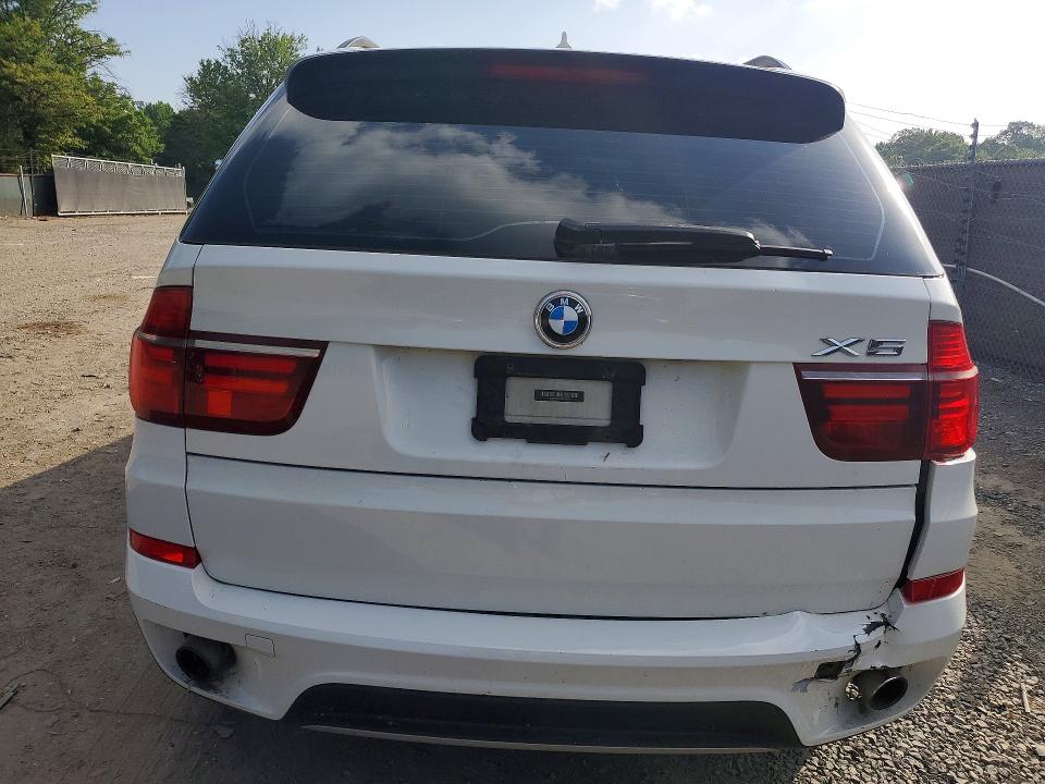 2013 BMW X5 VIN 5UXZV4C57D0E06081 COPART salvage auction — REAR END, MT - CERTIFICATE OF TITLE, sold $125 on 2026-07-30 (photo 6)