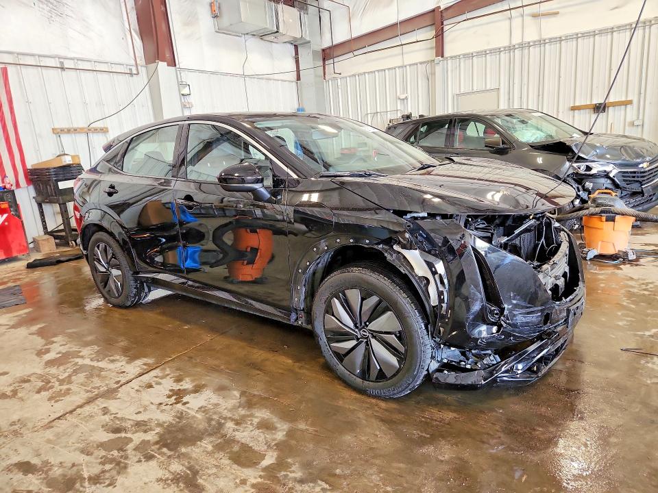 2023 Nissan Ariya VIN JN1AF0BA6PM407710 COPART salvage auction — FRONT END, Wi - Cert Of Title-Claim Paid, sold $11,800 on 2026-08-10 (photo 4)