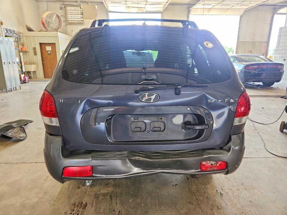 2006 Hyundai Santa fe VIN KM8SC13D66U038768 COPART salvage auction — REAR END, Mo - Salvage Certificate Of Title, sold $70 on 2026-07-28 (photo 6)