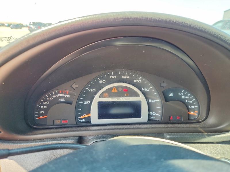 2003 Mercedes-benz C class VIN WDBRF65J03F436339 COPART salvage auction — MECHANICAL, UT - CERTIFICATE OF TITLE, sold $400 on 2026-08-18 (photo 9)