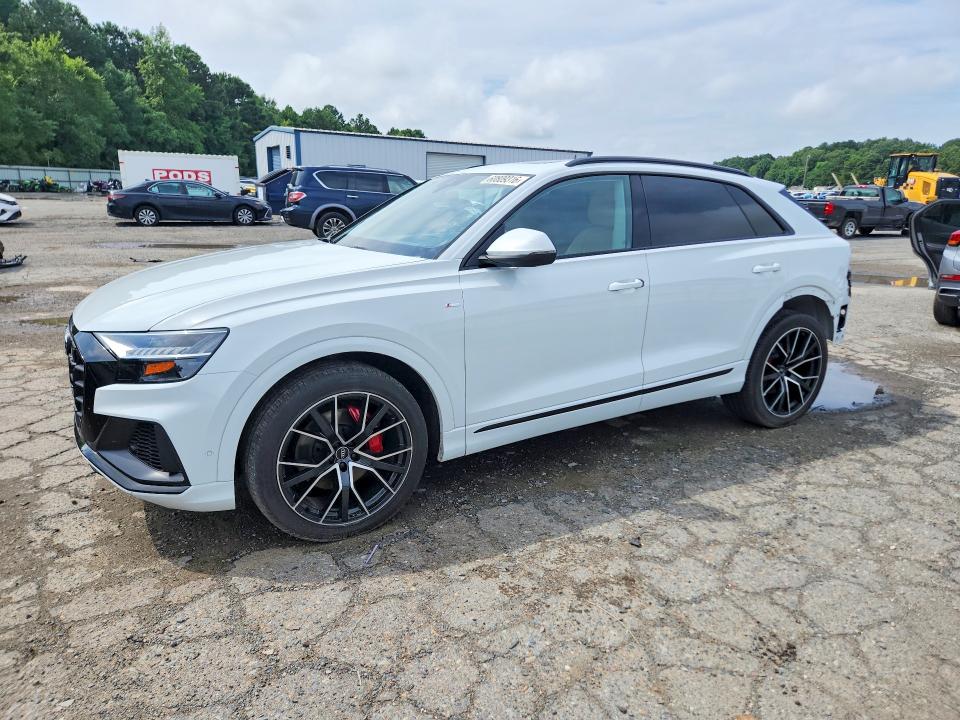 2021 Audi Q8 VIN WA1FVAF18MD007014 COPART salvage auction — REAR END, Ga - Cert Of Title-Salvage, sold $100 on 2026-07-30 (photo 1)