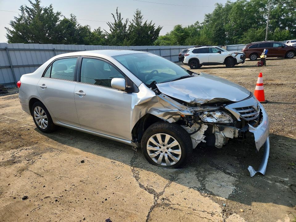 2013 Toyota Corolla VIN 5YFBU4EEXDP161007 COPART salvage auction — FRONT END, Nj - Cert Of Title-Salvage, sold $275 on 2026-07-27 (photo 4)