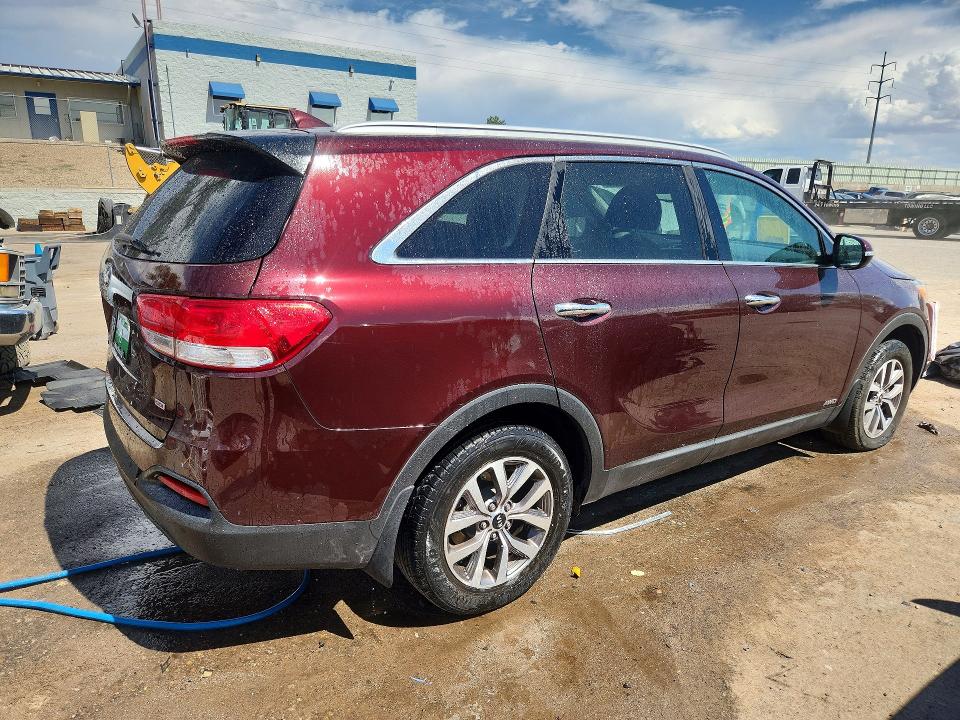 2018 Kia Sorento VIN 5XYPGDA30JG413154 COPART salvage auction — REAR END, Nm - Certificate Of Title, sold $200 on 2026-07-28 (photo 3)