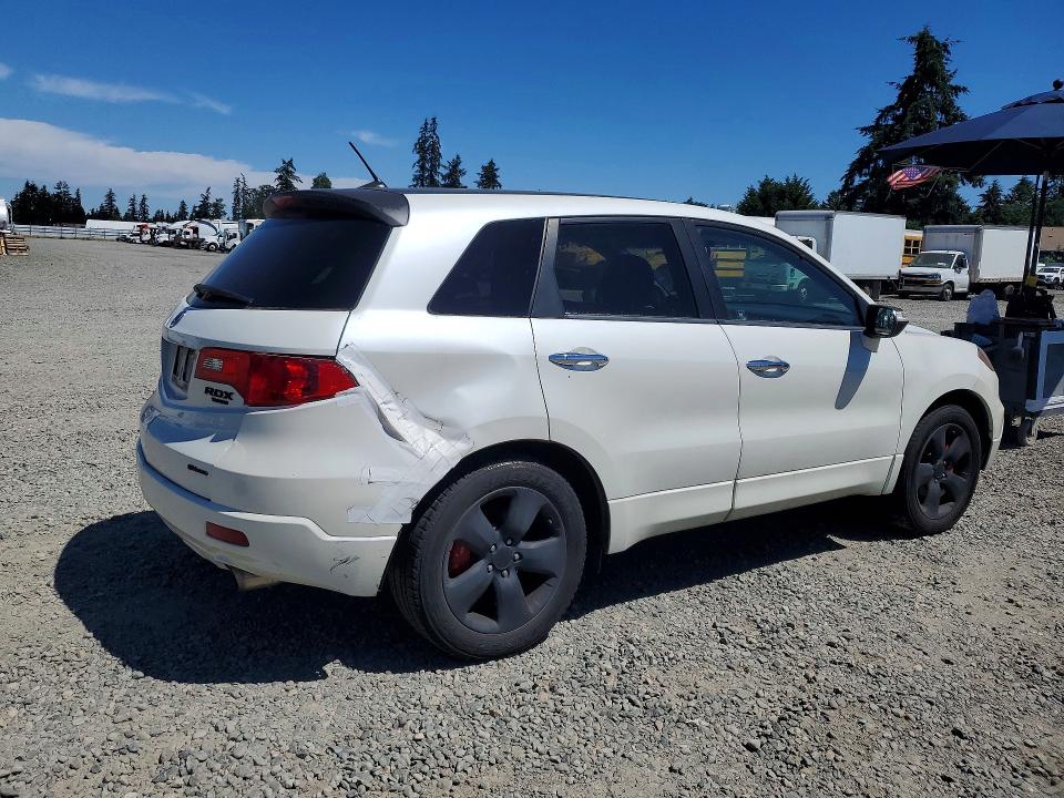 2008 Acura Rdx VIN 5J8TB18218A008425 COPART salvage auction — REAR END, WA - VEHICLE CERT OF OWNERSHIP-TITL, sold $1,086 on 2026-07-12 (photo 3)