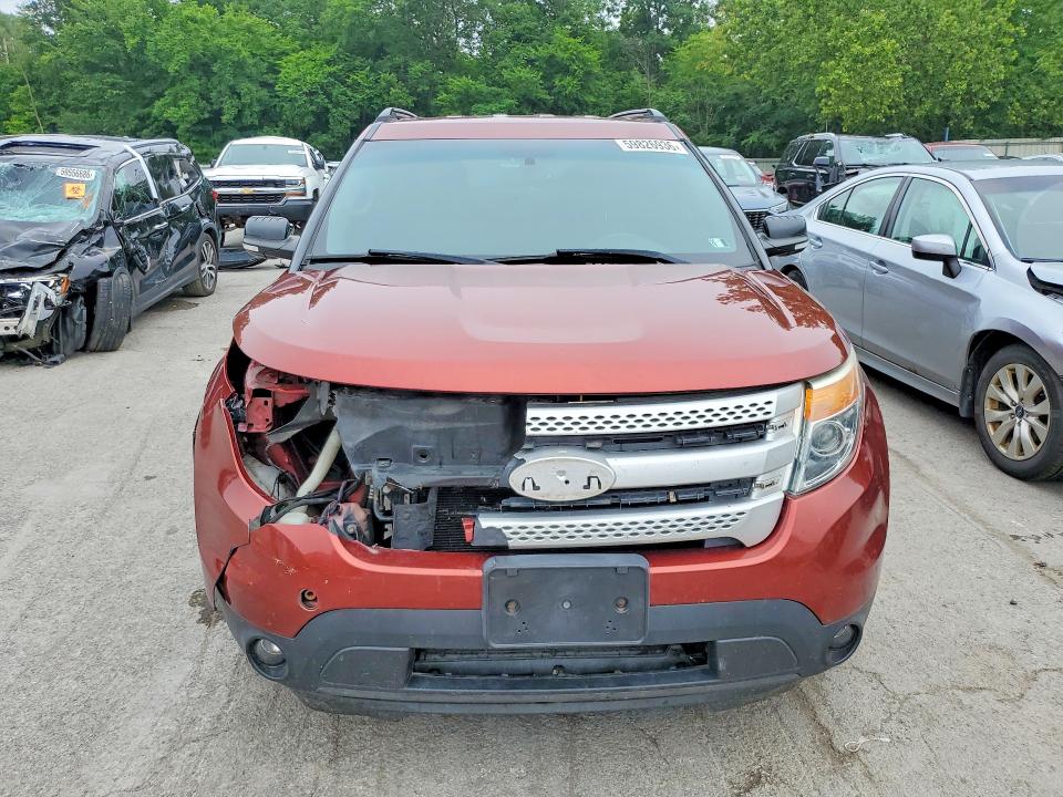 2014 Ford Explorer VIN 1FM5K8D86EGB88936 COPART salvage auction — FRONT END, Pa - Certificate Of Salvage, sold $1,500 on 2026-07-30 (photo 5)