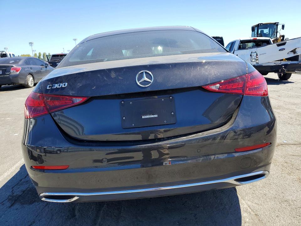 2025 Mercedes-benz C class VIN W1KAF4GB3SR294600 COPART salvage auction — FRONT END, CA - SALVAGE CERTIFICATE, sold $16,500 on 2026-09-04 (photo 6)