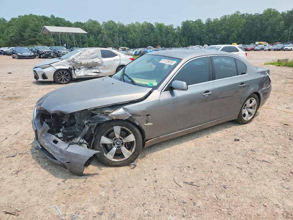2008 BMW 5er VIN WBANU53538CT10780 COPART salvage auction — FRONT END, Va - Certificate Of Title, sold $425 on 2026-08-03 (photo 1)