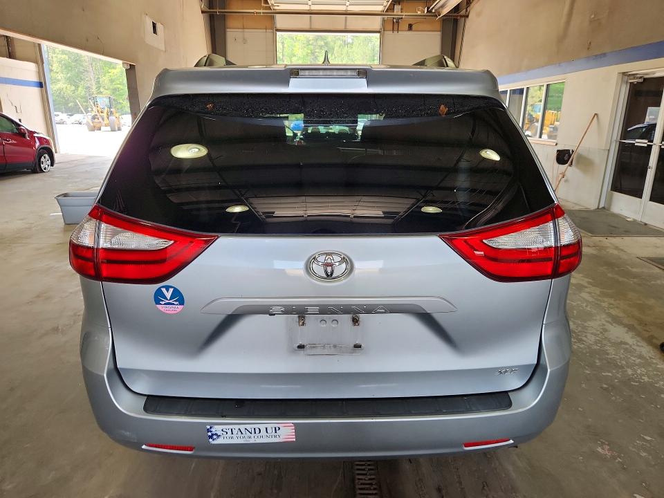 2019 Toyota Sienna VIN 5TDYZ3DC9KS999622 COPART salvage auction — FRONT END, Va - Cert Of Title - Salvage, sold $3,400 on 2026-07-31 (photo 6)