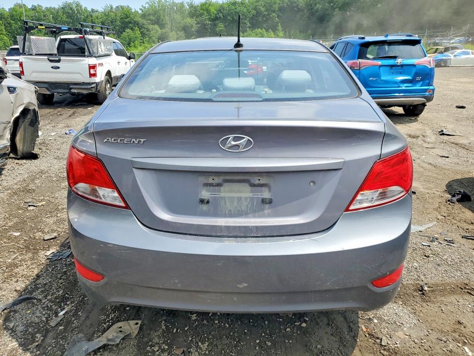 2015 Hyundai Accent VIN KMHCT4AE8FU792403 COPART salvage auction — FRONT END, MD - CERT OF SALVAGE > 75% DAMAGE, sold $750 on 2026-07-30 (photo 6)