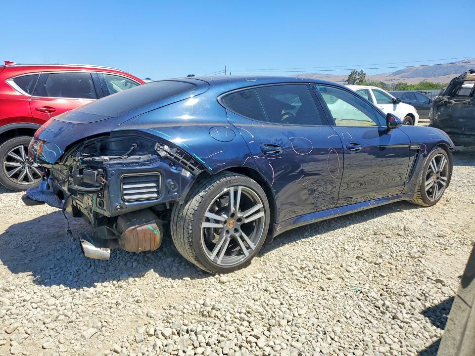 2014 Porsche Panamera VIN WP0AA2A70EL005763 COPART salvage auction — REAR END, Ca - Salvage Certificate, sold $4,600 on 2026-08-11 (photo 3)