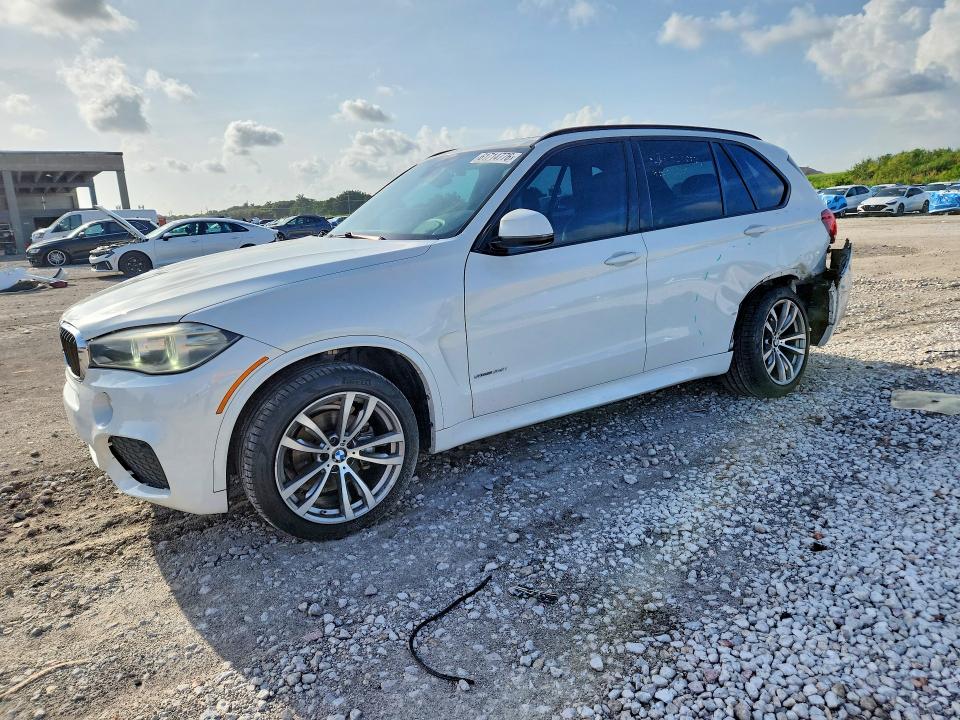 2017 BMW X5 VIN 5UXKR2C54H0U20744 COPART salvage auction — REAR END, Fl - Cert Of Title Slvg Rebuildable, sold $2,950 on 2026-07-28 (photo 1)