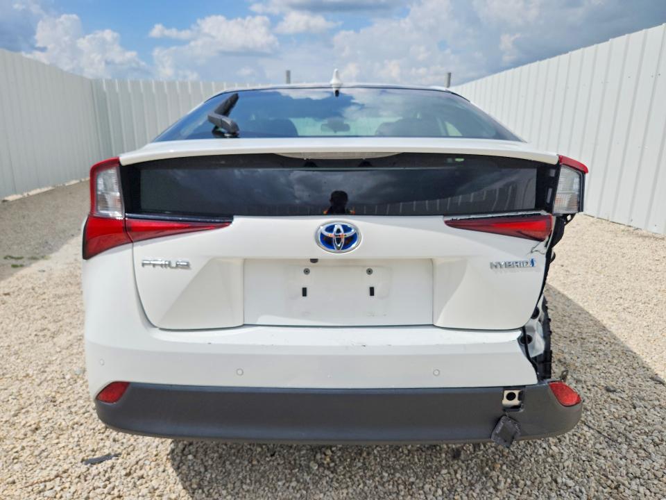 2022 Toyota Prius VIN JTDKAMFU8N3181653 COPART salvage auction — REAR END, La - Certificate Of Title, sold $7,200 on 2026-07-22 (photo 6)