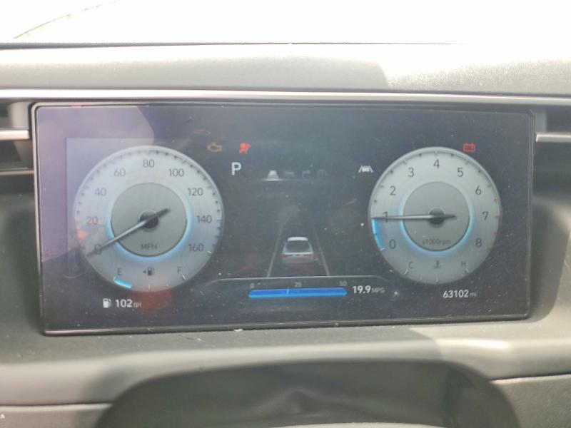 2024 Hyundai Santa cruz VIN 5NTJCDAF1RH080609 COPART salvage auction — FRONT END, Tx - Salvage Vehicle Title, sold $9,200 on 2026-07-28 (photo 9)