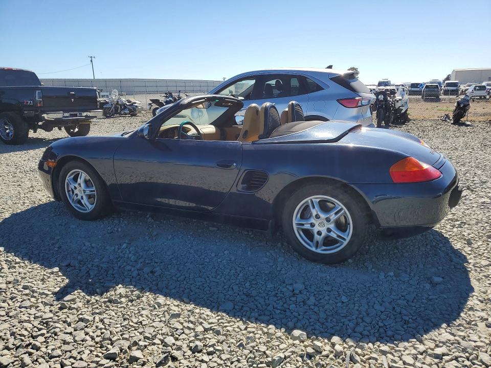 1999 Porsche Boxster VIN WP0CA298XXU621019 COPART salvage auction — MINOR DENT/SCRATCHES, CA - SALVAGE CERTIFICATE, sold $1,500 on 2026-08-10 (photo 2)