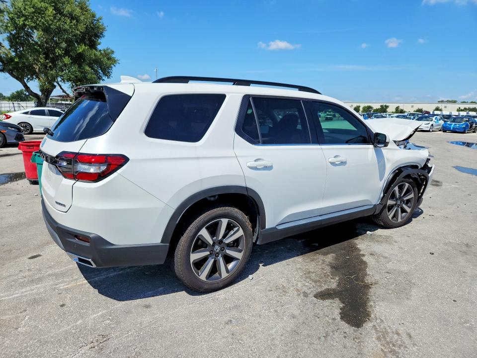 2025 Honda Pilot VIN 5FNYG1H78SB170603 COPART salvage auction — FRONT END, Fl - Cert Of Title Slvg Rebuildable, sold $13,200 on 2026-08-18 (photo 3)