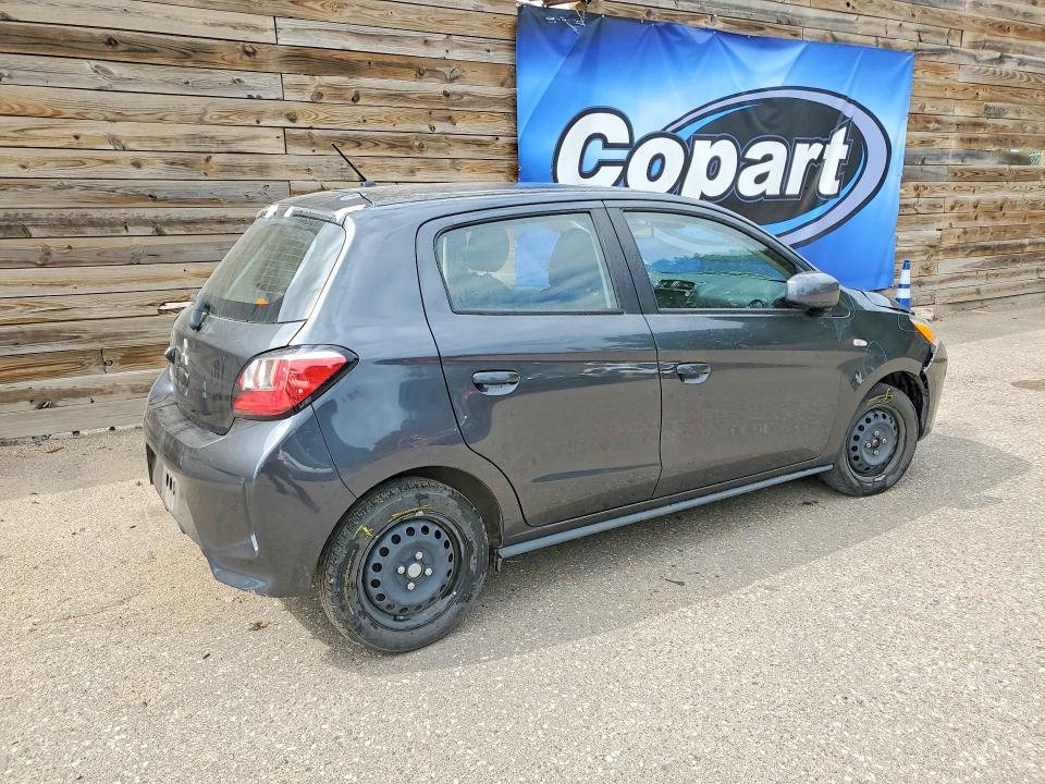 2024 Mitsubishi Mirage VIN ML32AUHJ9RH013325 COPART salvage auction — FRONT END, WA - VEHICLE CERT OF OWNERSHIP-TITL, sold $1,950 on 2026-07-15 (photo 3)
