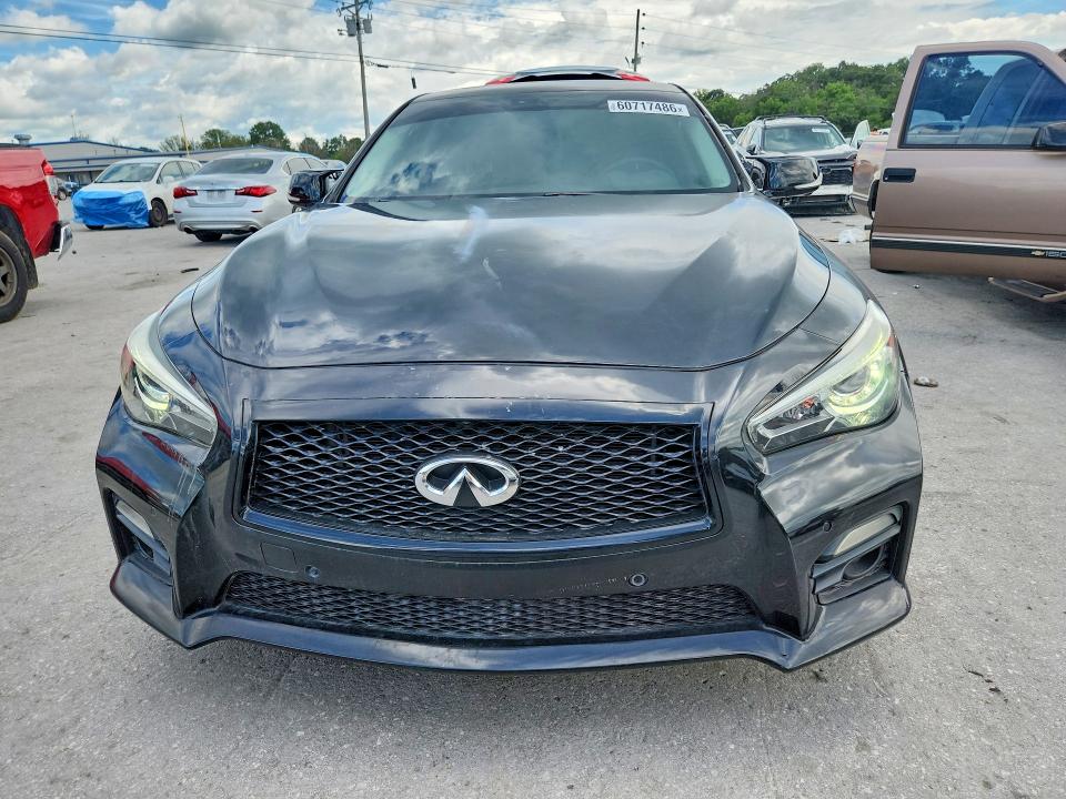 2014 Infiniti Q50 VIN JN1BV7ARXEM682260 COPART salvage auction — SIDE, Nc - Salvage Certificate Of Title, sold $2,950 on 2026-07-27 (photo 5)