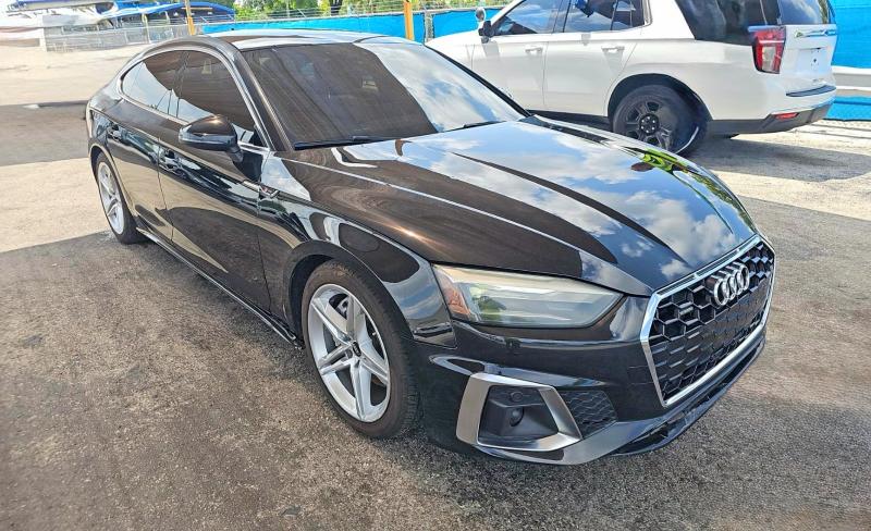 2021 Audi A5 VIN WAUDACF59MA056857 — COPART salvage auction photo
