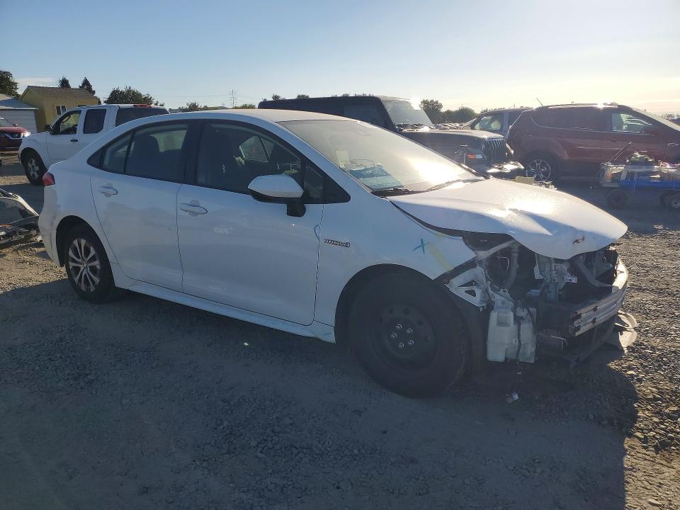 2021 Toyota Corolla VIN JTDEAMDE4MJ025127 COPART salvage auction — FRONT END, Ca - Salvage Certificate, sold $4,300 on 2026-07-21 (photo 4)