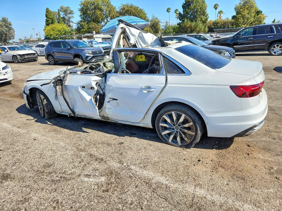 2021 Audi A4 VIN WAUABAF49MA069376 COPART salvage auction — ROLLOVER, Ca - Salvage Acquisition Billofsale, sold $2,600 on 2026-07-31 (photo 2)