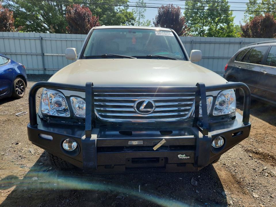 2007 Lexus Lx 470 VIN JTJHT00W474023277 COPART salvage auction — SIDE, Ct - Certificate Of Title (P), sold $7,900 on 2026-07-31 (photo 5)