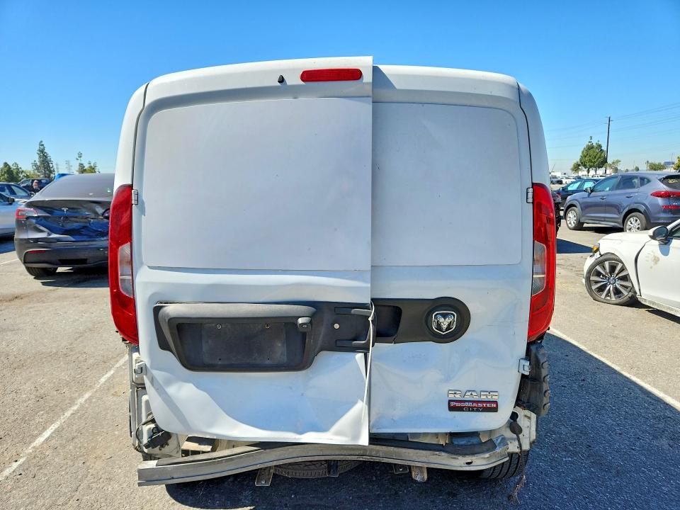 2018 Ram VIN ZFBERFAB0J6L36697 COPART salvage auction — REAR END, Ca - Salvage Certificate, sold $1,900 on 2026-08-05 (photo 6)
